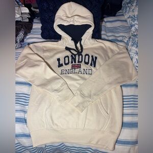 Pale Yellow London Hoodie